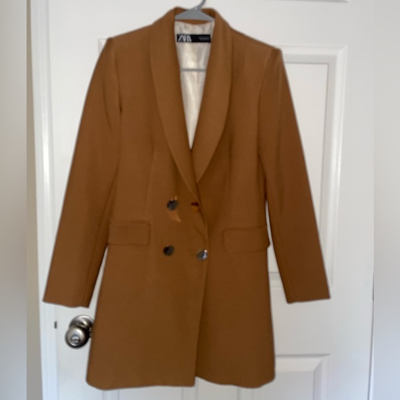 ZARA SUIT SET - blazer and matching pants S & XS - Picture 2 of 13
